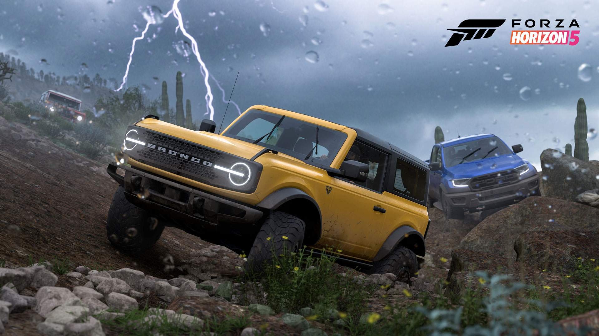 Ford Bronco 2021 é um dos três carros iniciais de Forza Horizon 5 (Imagem: Xbox Game Studios)