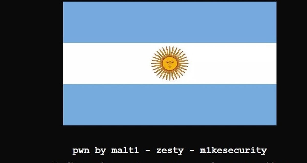 Página da Anvisa sofre deface com bandeira da Argentina e sai do ar