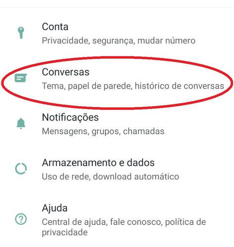 Aperte nos três pontos para acessar o menu principal e depois vá em 