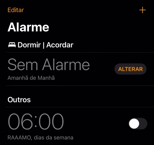 iOS 15 alarmes