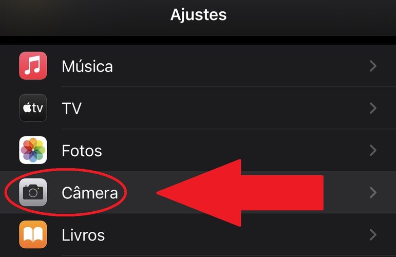 Selecione a opção 