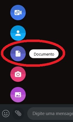 Fique atento na hora de escolher o tipo de arquivo que será enviado pelo WhatsApp
