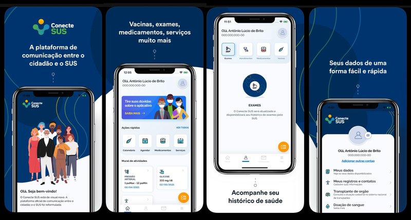 Com o app Conecte SUS, muitas informações estarão à sua disposição a qualquer instante. (Ministério da Saúde/Reprodução)