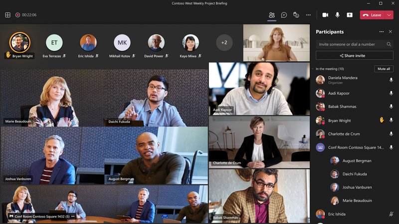 Microsoft implantará funções de IA para melhorar experiência de reuniões no Teams. (Fonte: Microsoft/Reprodução)