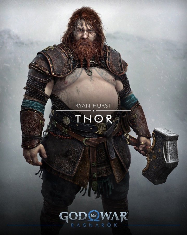 God Of War: Ragnarok': visual de Thor no jogo é bem diferente da