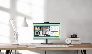 Samsung lança monitor com câmera escondida e Windows Hello