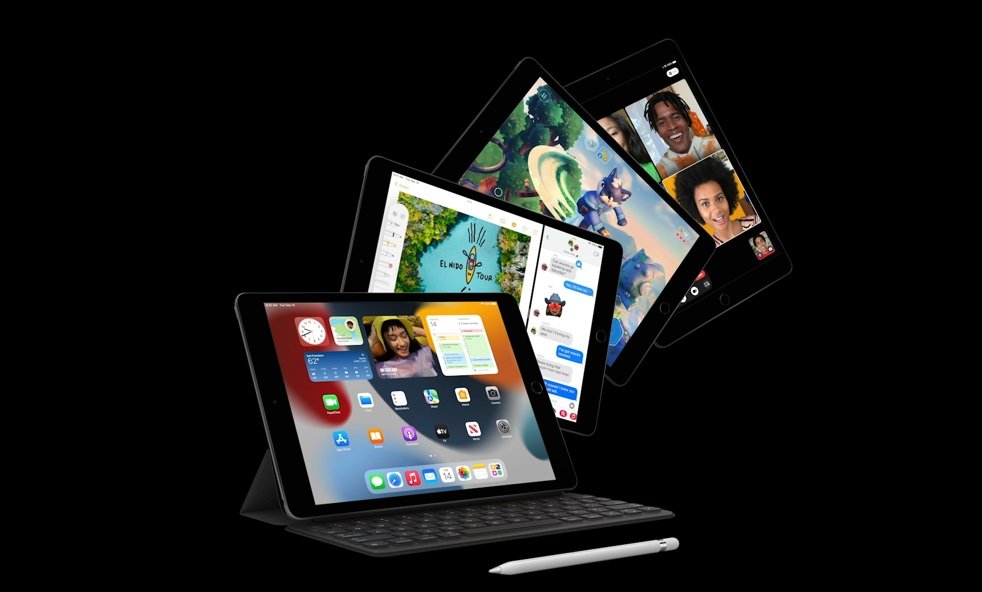 O iPad básico é focado em videoconferências e trabalho remoto, além de entretenimento.