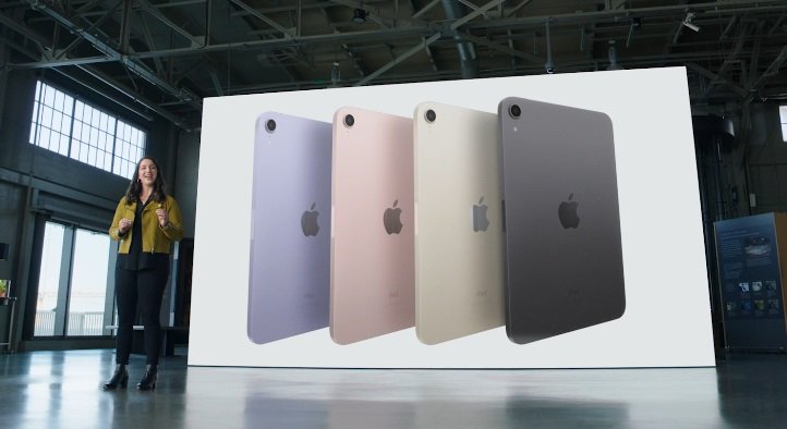 As novas cores do iPad mini.