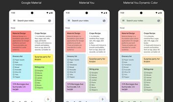 Google Keep ganha design inspirado no Android 12; veja comparação