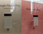 Google expõe Pixel 6 e Pixel 6 Pro em vitrine de Nova York