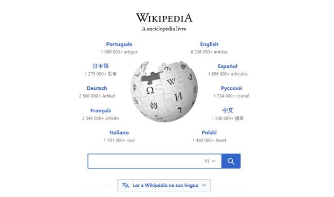 A enciclopédia colaborativa foi lançada em 2001.