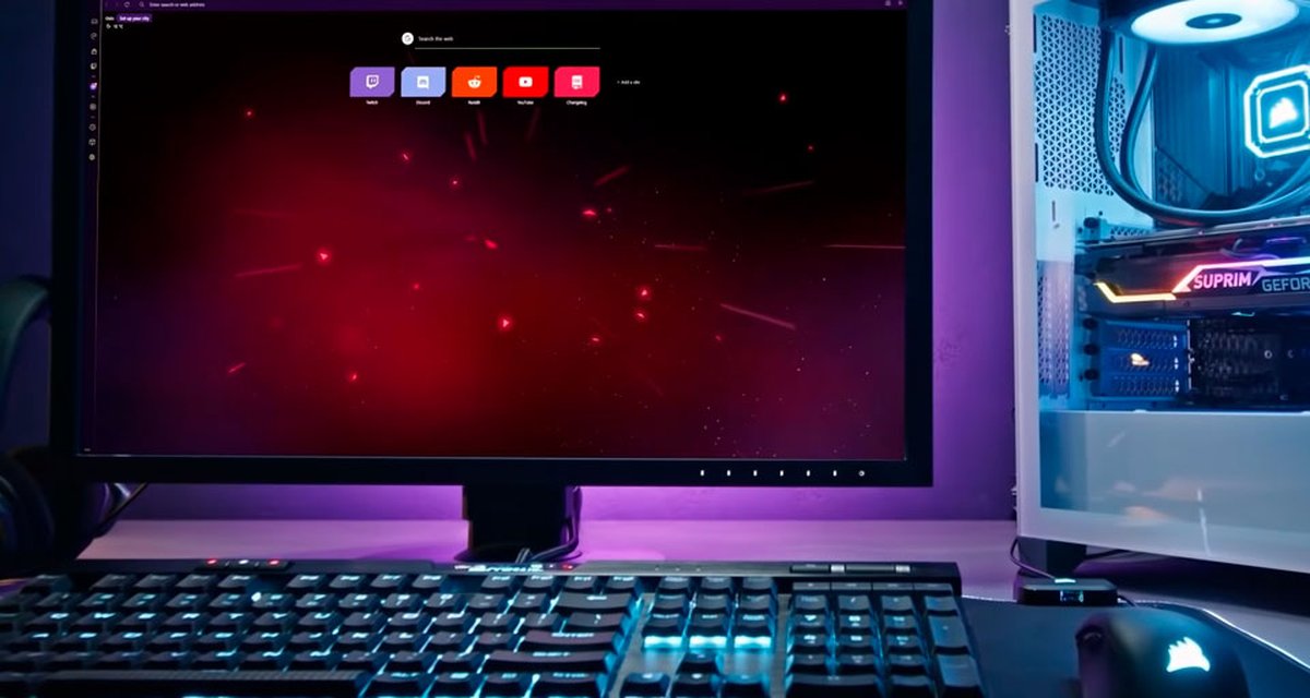 Opera GX e Corsair lançam sincronização de RGB com o navegador 