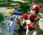 Monster Hunter Rise ganha skin de Rush de Mega Man