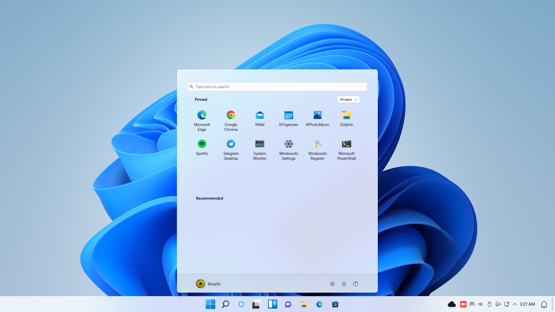 Distribuição Windowsfx 11, do grupo LinuxFX, assemelha-se ao novo sistema operacional da Microsoft, mas oferece recursos únicos do Linux.