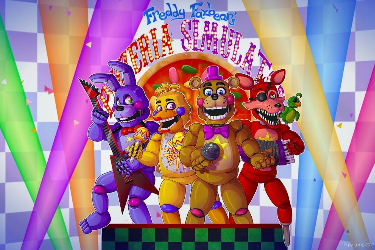 Cartelado Five Nights at Freddy's Security Breach C/5 personagens