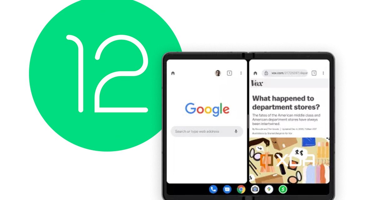 Android 12.1 deverá melhorar o uso de celulares dobráveis
