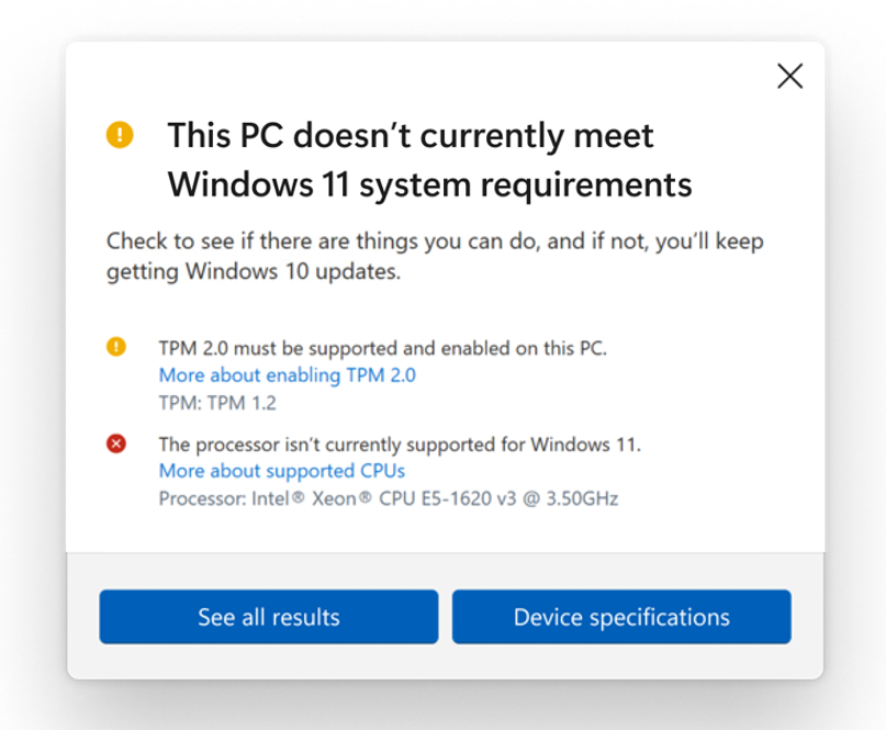 Nova atualização revela mais detalhes da compatibilidade com o Windows 11.