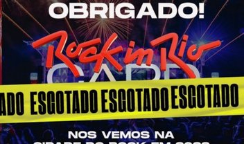 Fila virtual do Rock in Rio Card gera reclamações de internautas