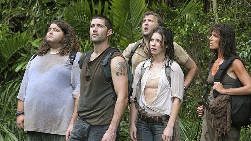 Parte do elenco de Lost.