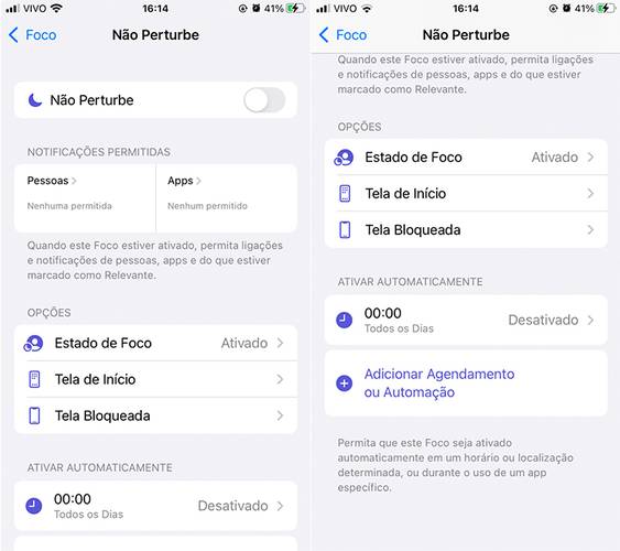 Opções de Configuração (Fonte: TecMundo)