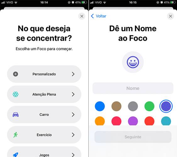 Criando seu modo personalizado (Fonte: TecMundo)