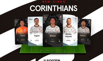 Corinthians faz parceria com Sorare para criar cards digitais colecionáveis