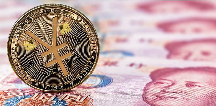 Yuan Digital é a moeda digital emitida pela China, sem a segurança oferecida pela tecnologia do Bitcoin. (Fonte: Macau Business / Reprodução)