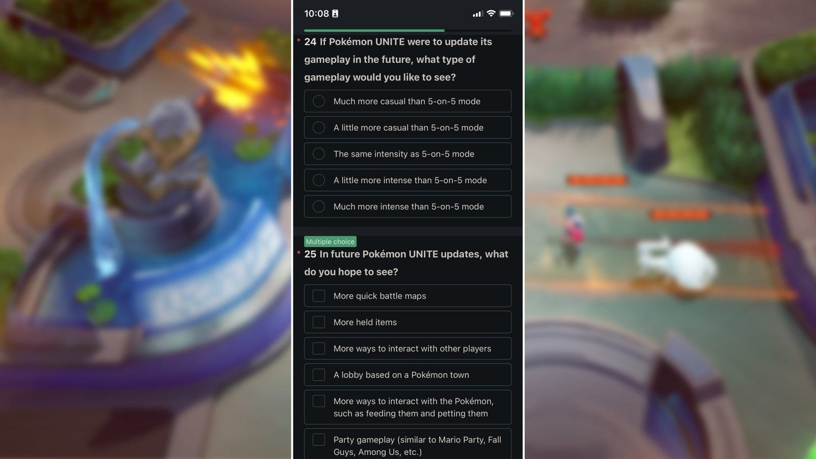 Desenvolvedores querem saber a opinião dos jogadores sobre o futuro de Pokémon Unite