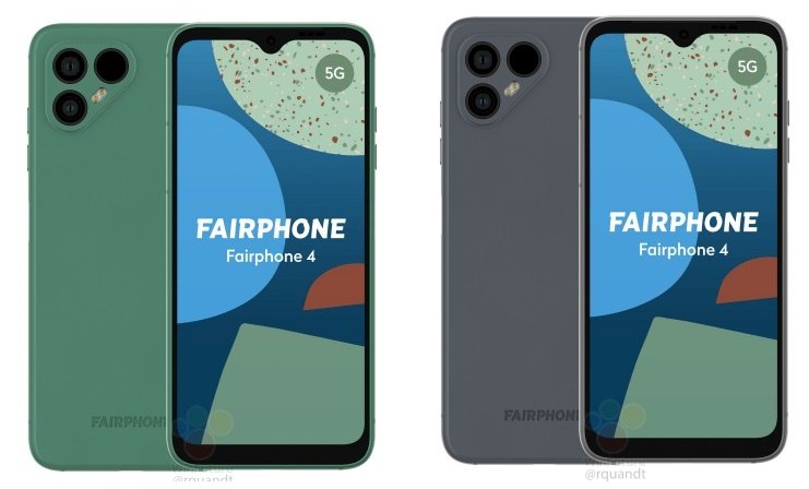As opções de cor do Fairphone 4.