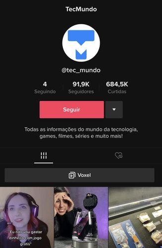 Entre no perfil e escolha a publicação na qual você quer baixar o conteúdo