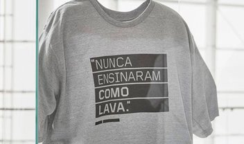 Brastemp distribui camisetas para quem foge de tarefas domésticas