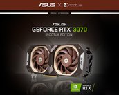 ASUS anuncia nova RTX 3070 em parceria com a Noctua