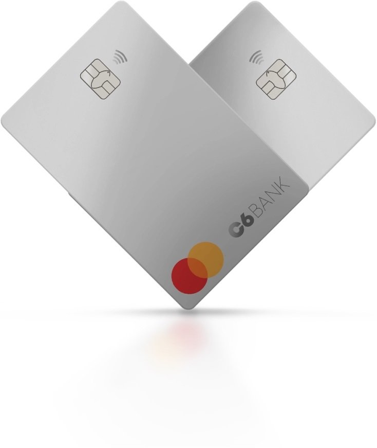 O banco oferece aos clientes PJs o cartão C6 Business, que não tem anuidade, conta com PIX e saques grátis, pagamentos de contas e mais