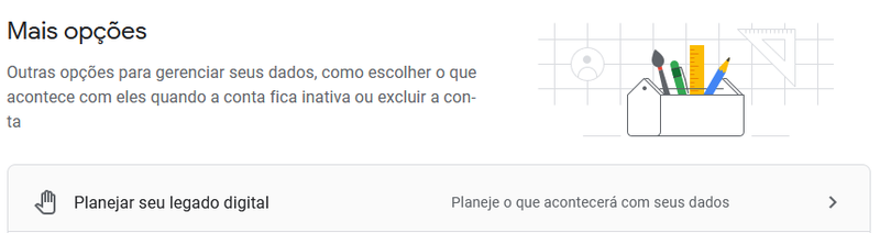 Atalho para a ferramenta na página do Gmail