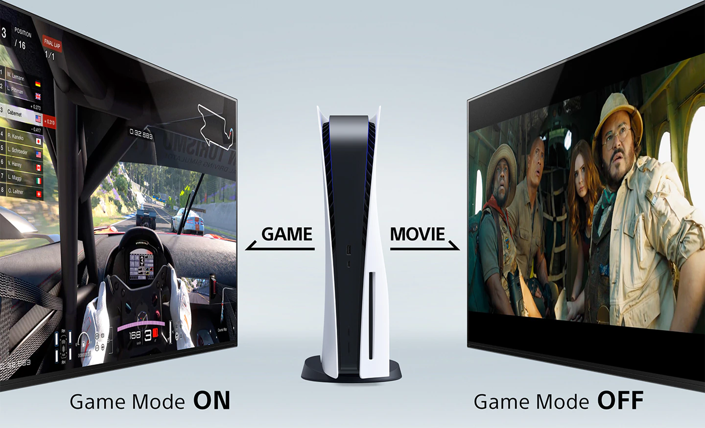 TV troca automaticamente para o modo de imagem "Jogos" (Imagem: Sony/Reprodução)