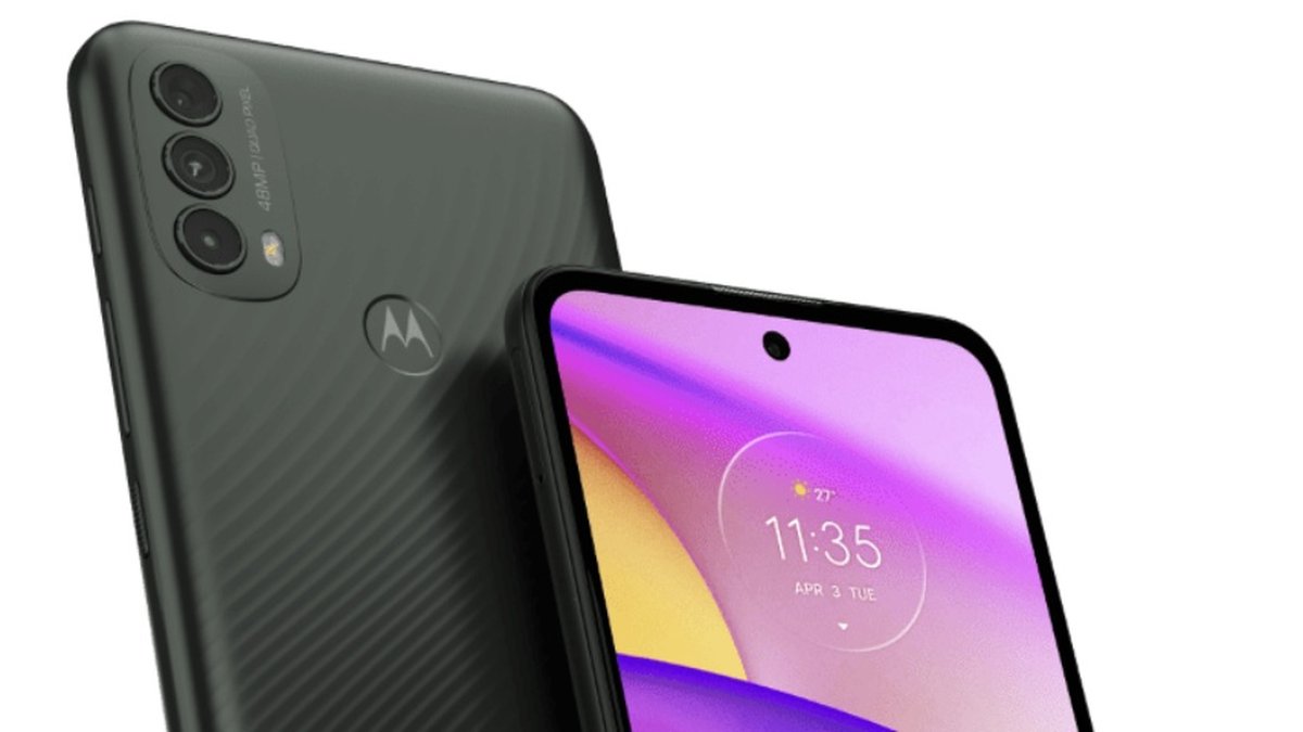 Smartphone Motorola Moto E E40 64GB Câmera Tripla em Promoção é no