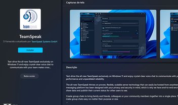 TeamSpeak 5.0 está disponível na loja do Windows 11 com novidades