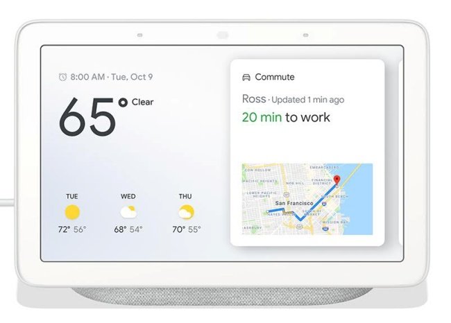 O Google Nest Hub foi atualizado para rodar o Fuchsia.