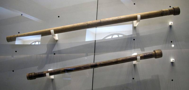 Um dos modelos de telescópio desenvolvido por Galileu.
