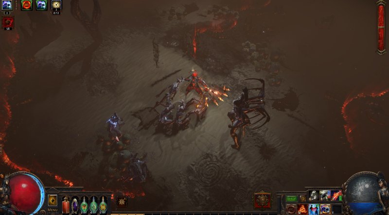 Confira uma imagem saída diretamente de Path of Exile Scourge!