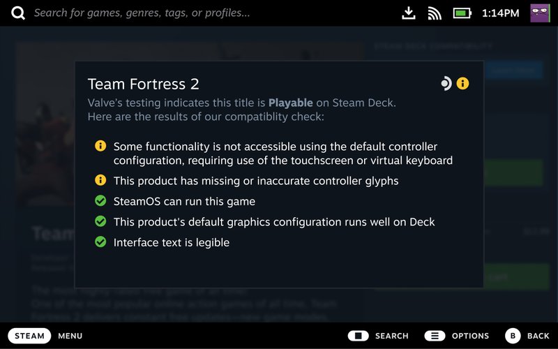 Fonte: SteamDeck/Reprodução