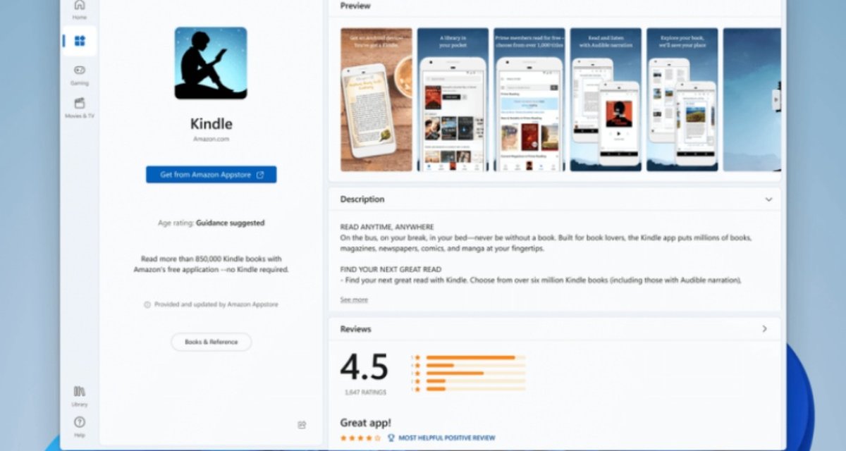 Amazon Appstore no Windows 11 traz poucos apps Android na estreia
