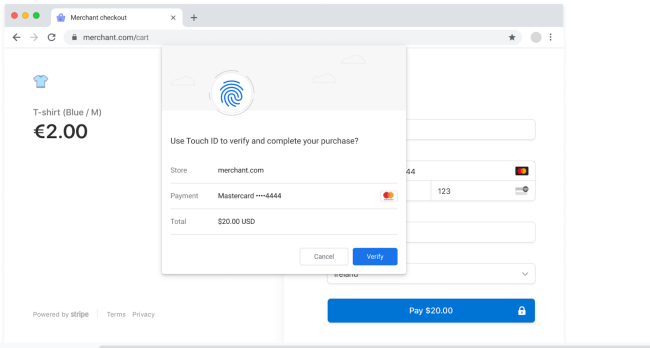 Os pagamentos ficam mais seguros no Chrome 95.