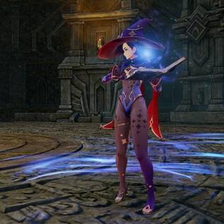 Imagem de Tales of Arise: mod leva skin da Mona de Genshin Impact para o game