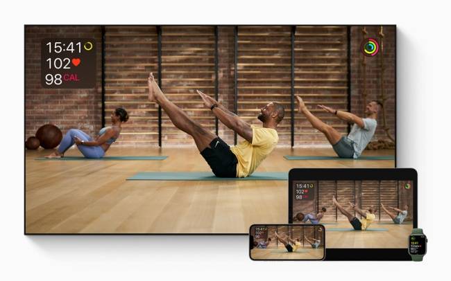 A função SharePlay chegou ao Fitness+.