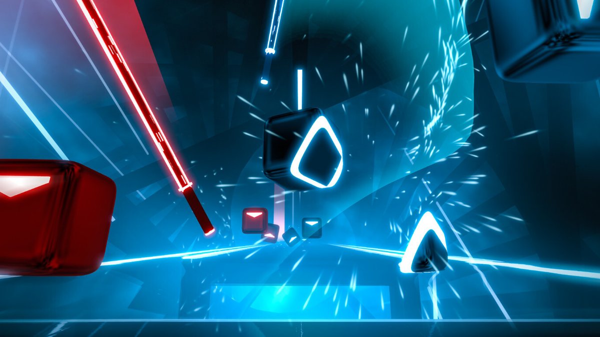 Beat Saber da Beat Games foi lançado para Playstation VR.