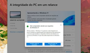 Microsoft começa a 'empurrar' Windows 11 aos usuários do Windows 10