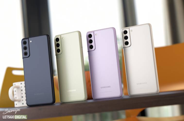 Galaxy S21 FE terá quatro opções de cores no lançamento.