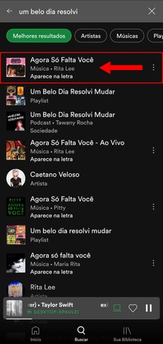 Não se lembra do título? Procure pela letra.