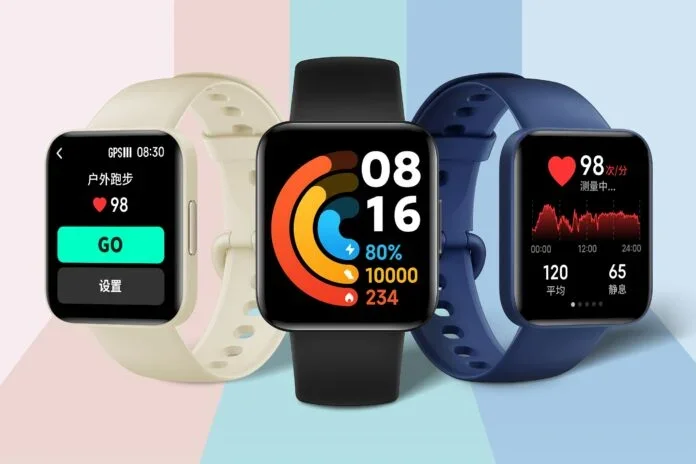 Redmi Watch 2 está disponível com 3 cores de corpo e 6 opções de pulseiras.